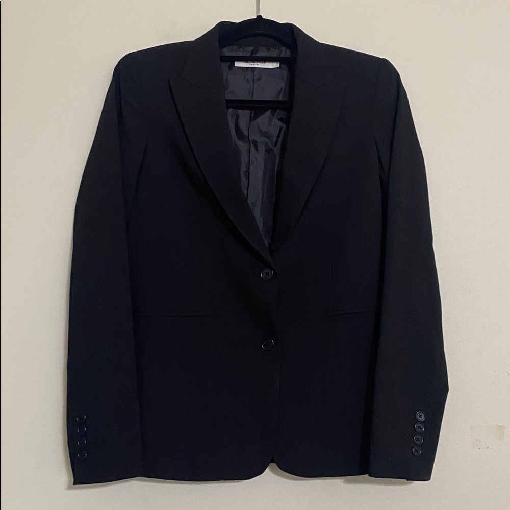 Centre Ville Paris Classic Black Blazer women S event office retro casual party